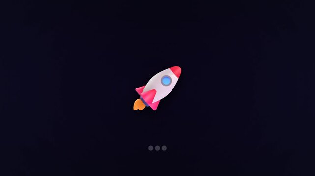 Loading Please Wait Video Motion Graphic