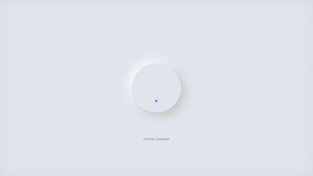 Loading Please Wait Video Motion Graphic