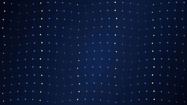 Abstract Crystal Lattice Elastic Bounce Motion Background