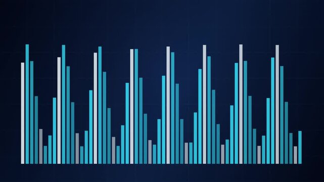 Finance Volume Histogram Shows Turbulent Market Shift