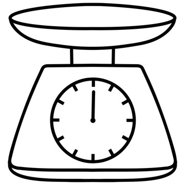 kitchen scales icon