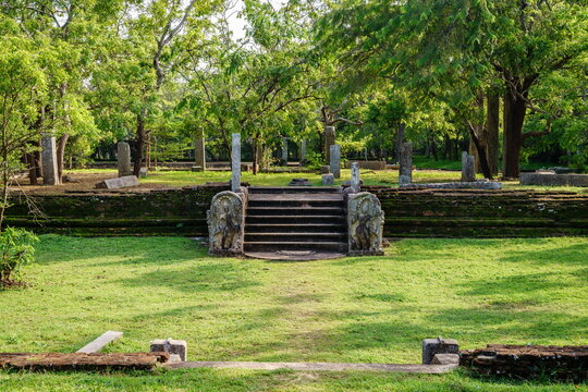 Ruins of Abhayagiri Monastery, Anuradhapura, Sri Lanka