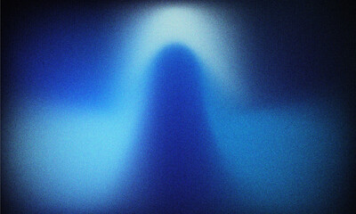 Blue and white abstract light wave with grain texture © Abu