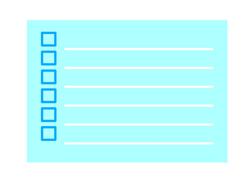 Background illustration for a checklist