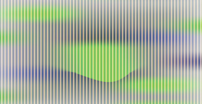 Abstract scanline background with green and blue gradients, retro digital glitch texture vector, distorted television screen effect for tech banners and modern web design