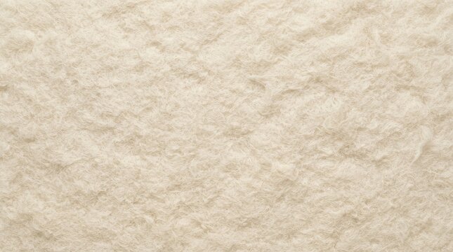 Seamless textured background of cream colored fibrous material