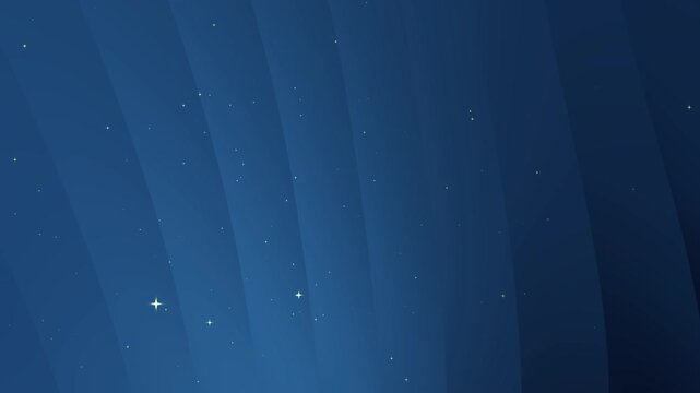 Dark blue abstract background with wavy curves and tiny dust particles, ideal for website design or digital presentations. Suitable for technology themes.
