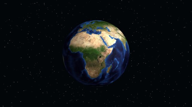 Earth Zoom Animation to Nanyang China with Latitude and Longitude Coordinates