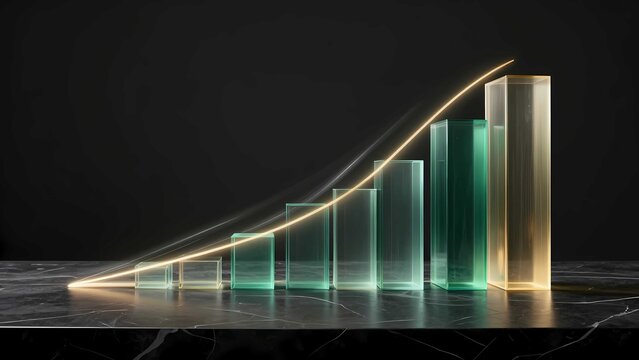 Business growth investment finance prosperity wealth capital market economy