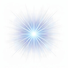 Fototapeta premium Abstract light burst with digital code and geometric shapes