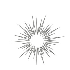 Fototapeta premium Abstract Starburst Graphic