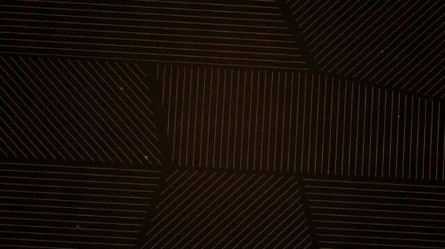 Abstract luxury gold diagonal geometric lines background loop