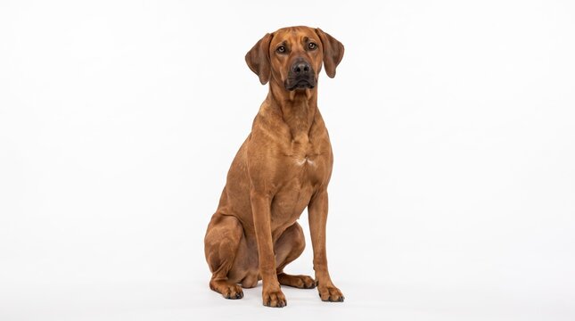 brown rhodesian ridgeback dog