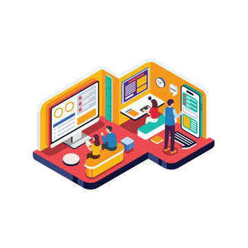 Isometric Technology Based Learning Concept and Interactive Screen