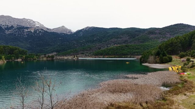 Recreational Pedal Boats in Doxa Lake, Feneos, Corinthia, Greece