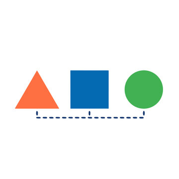 Basic Geometric Shapes and Logical Sequence Concept