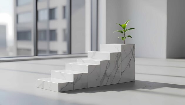 Concept of step strategy investment for future growth