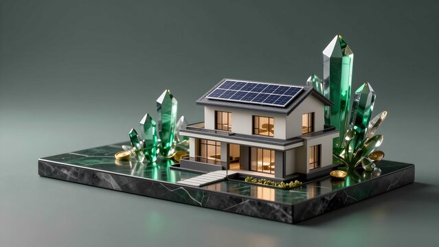 House renewable investment energy with sustainable financial potential