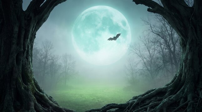 scary halloween background