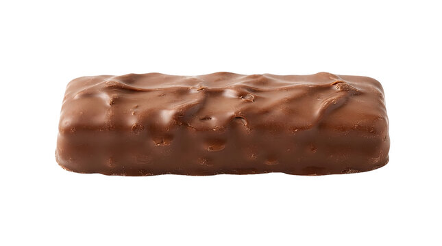 A chocolate candy bar isolated on transparent background