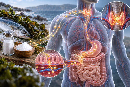 Iodine Journey From Marine Foods To Thyroid Gland