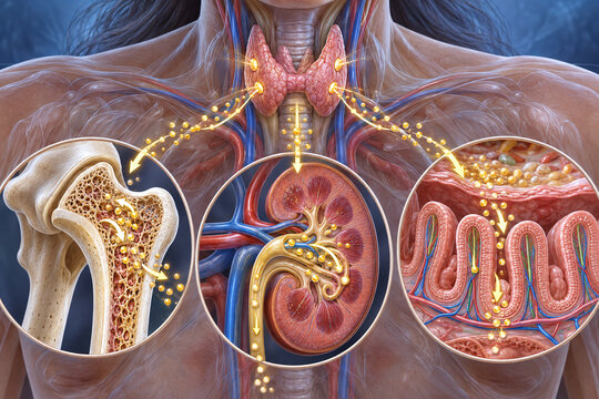 Parathyroid Hormone Regulation of Calcium Homeostasis