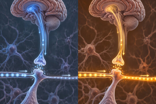 Bidirectional Neural Control of Descending Brain Signals