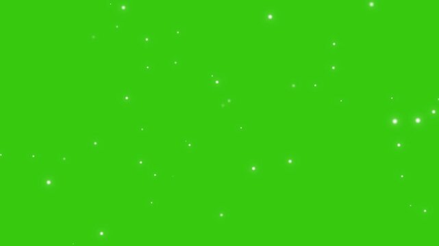 Close-up of micro dust particles floating slowly in green screen, dust particles animation, floating dust overlay, subtle particle effect, Abstract slow motion dust particles floating