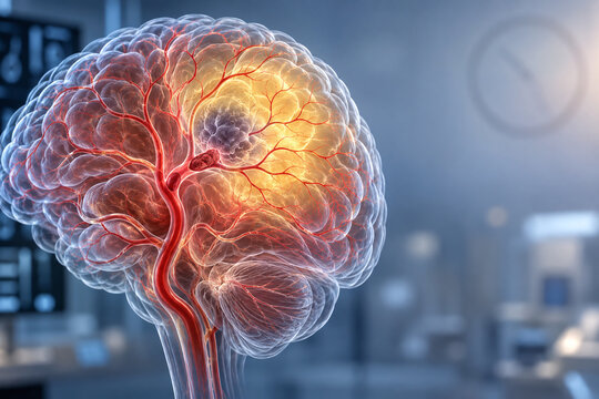 Brain Imaging Reveals Salvageable Tissue Around Arterial Blockage