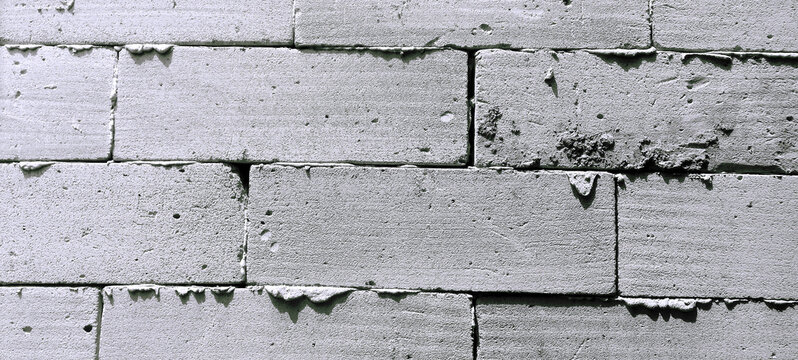 Lightweight Concrete Block Wall Texture