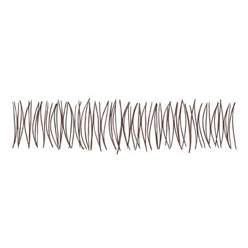 Modello astratto di linee verticali marroni su sfondo bianco