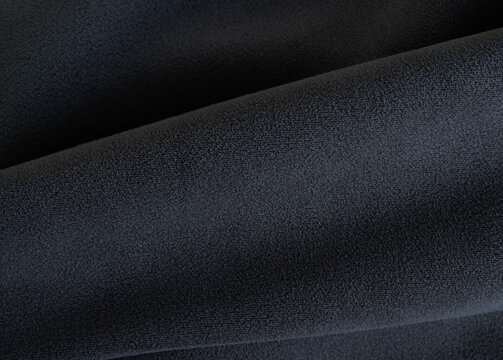 Black background texture fabric fiber crumpled grain dark cotton fine cloth pattern grunge textile canvas linen nylon grey abstract polyester material vintage, empty surface soft