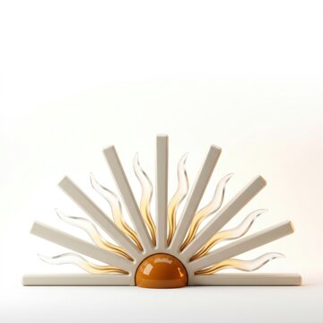Stylized sunburst design symbolizing positivity and inspiration for World Teachers Day