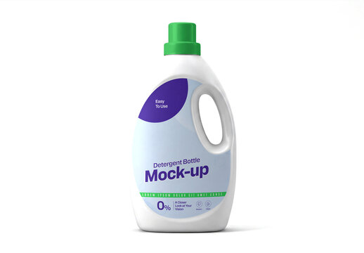 Detergent Bottle Packaging Mockup