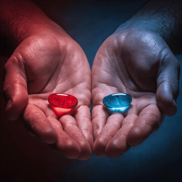 Binary Choice Metaphor: Hands, Divergent Ideologies, and Existential Consequences
