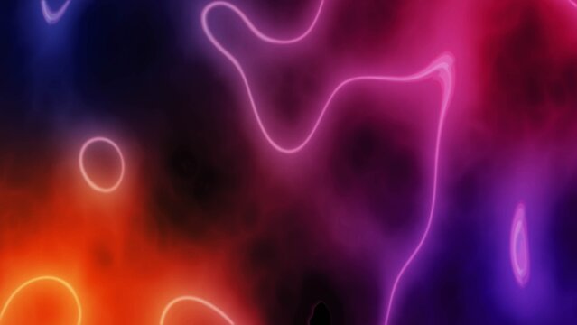 Neon Fluid Light Background