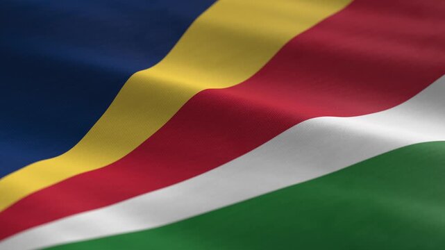 Seychelles - waving flag loop