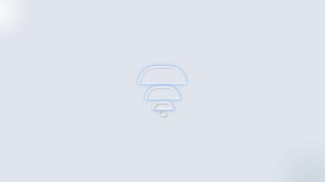3D Wifi Technology Animation
