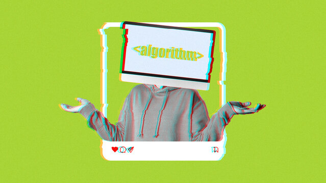 Discussion about fake news and algorithm influence on social media platforms