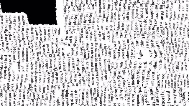 Abstract Newspaper Clipping Texture Background with Torn Edges.
