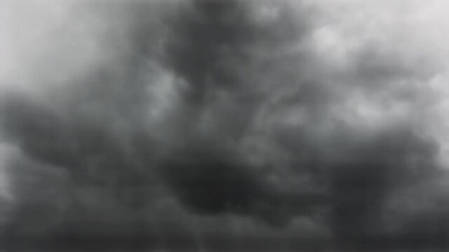 Dark Storm Clouds Rolling Sky Timelapse Background Video