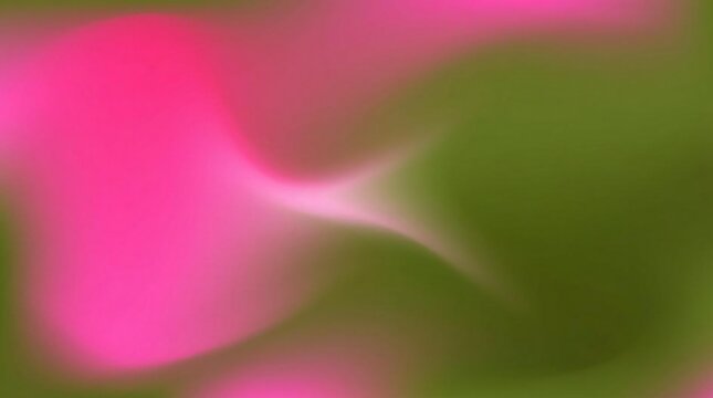 Abstract Digital Background Featuring A Smooth Gradient Blend Of Vibrant Hot Pink And Deep Olive Green Colors With A Soft Focus Aesthetic Abstract