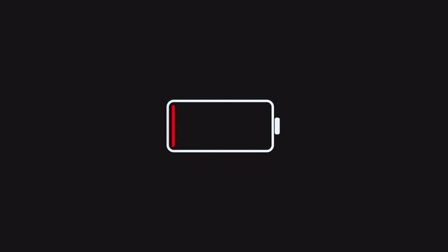 Battery draining from low red charge to empty