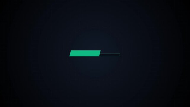Elegant Minimal Text Label Animation with Box Accent Element