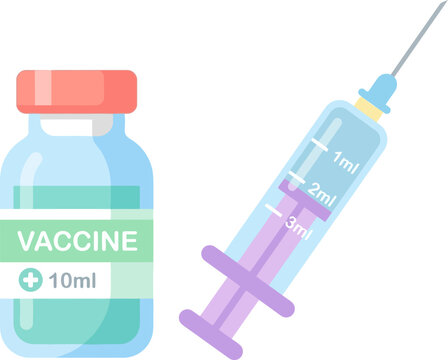 A medical professional uses this vial of liquid medication and a handheld plunger tool to administer health treatments during a standard clinical procedure for patients in a busy city hospital