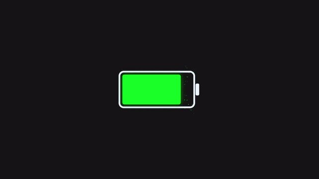 Battery charging with green energy particles and light sweep