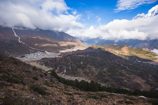 Khunde Village. Nepal, Sagarmatha National Park