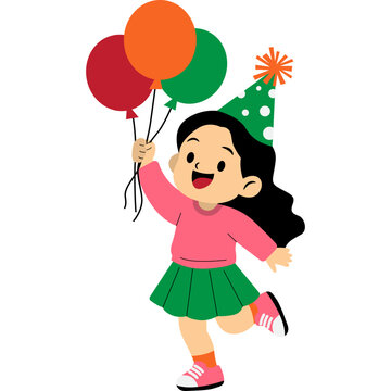 Kid Celebrating New Year