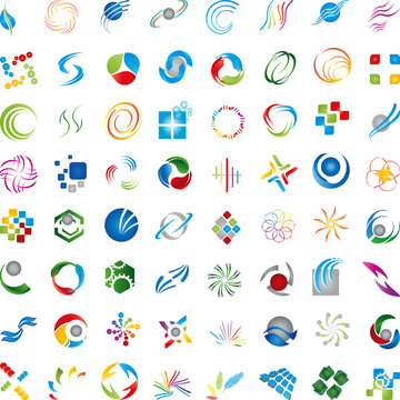 Gro&szlig;e Logos Sammlung, Multimedia, Dienstleistungen, Web Design, Logo, Icon