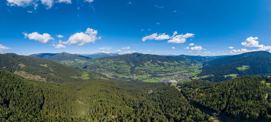 Obraz premium Kreischberg Ski Resort in Summer, Styria, Austria